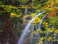 Tiefblick zum großen Wasserfall - Steinbach